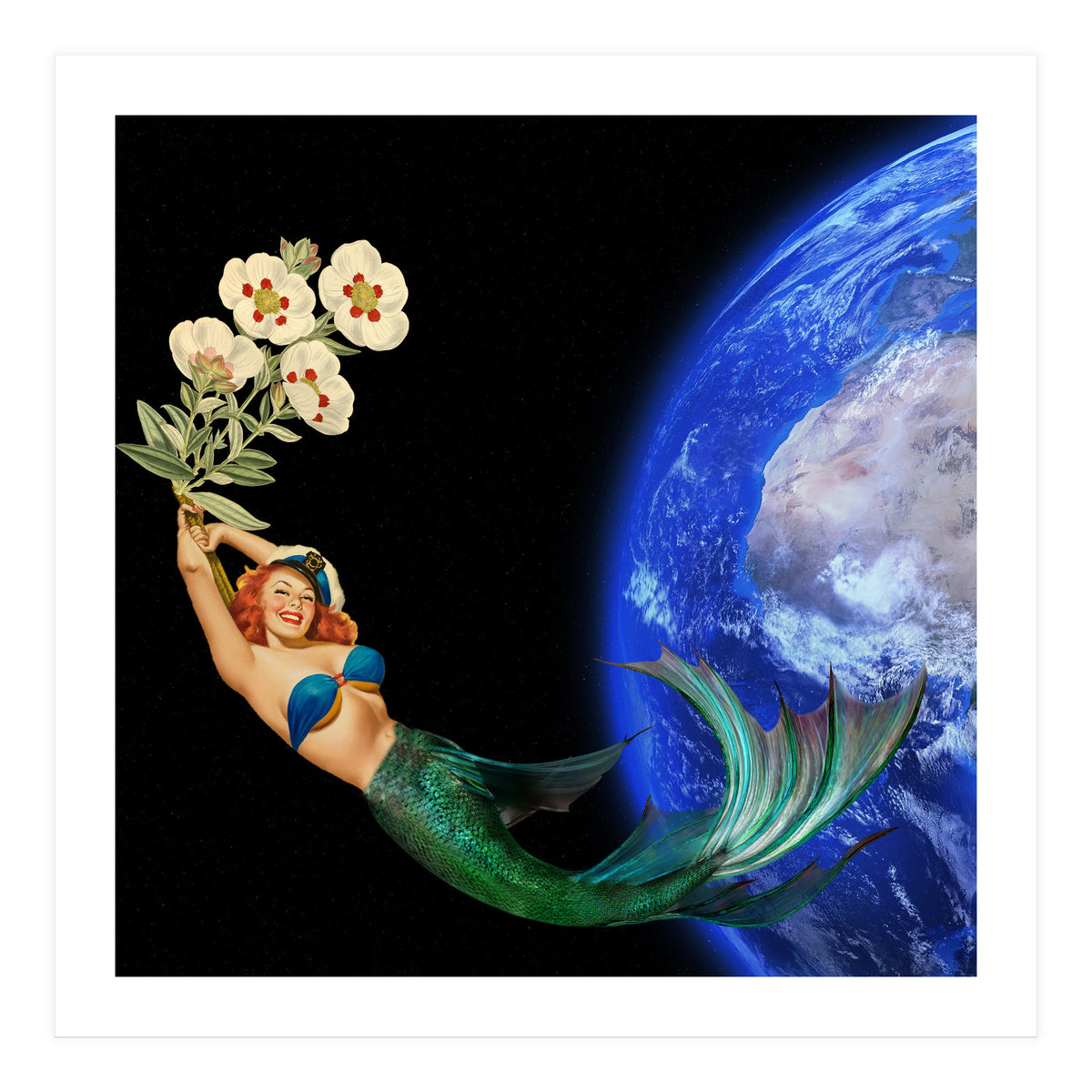Swimming Away Earth  (Print Only)