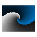 Blue Spiral Wings (Print Only) thumbnail
