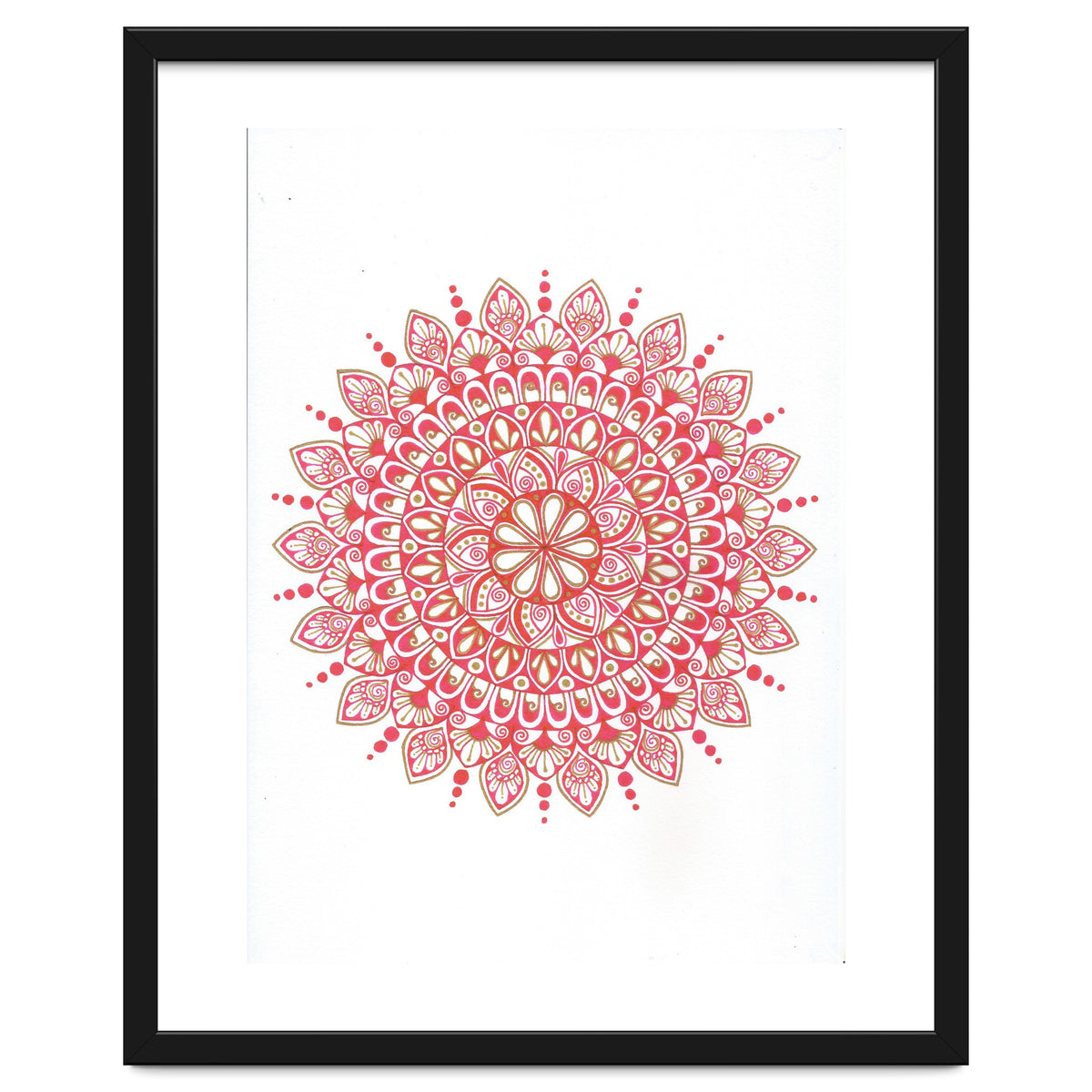 Red & Gold Mandala 2