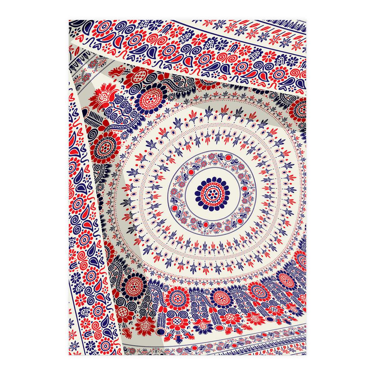 Romanian embroidery background 41 (Print Only)