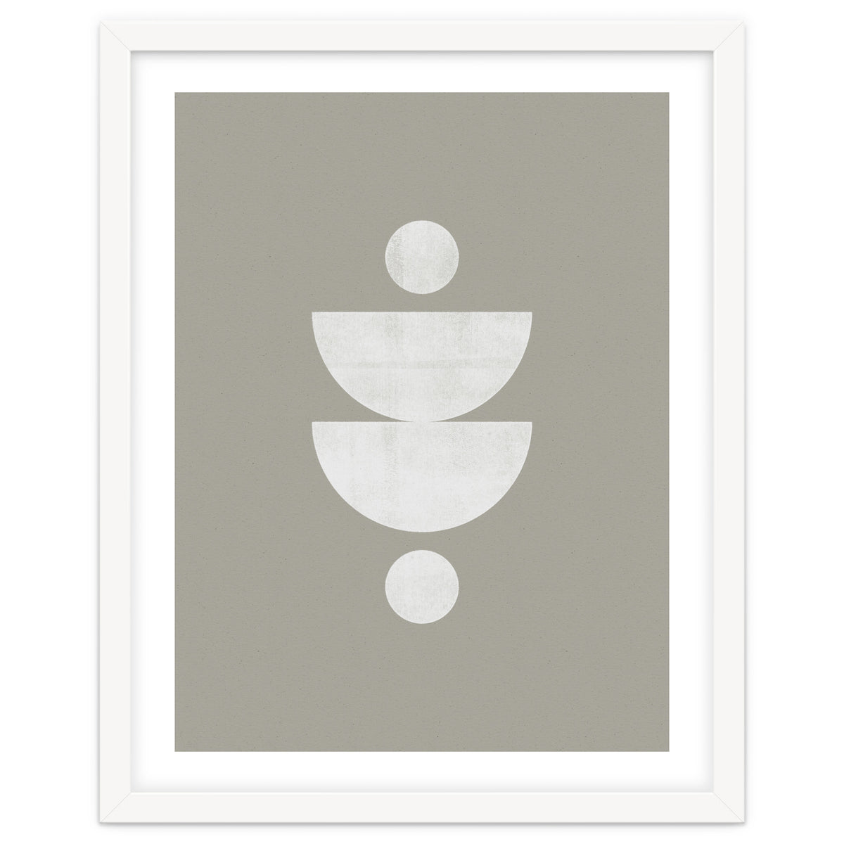 Mid-Century Modern No.23 - Woodblock Print