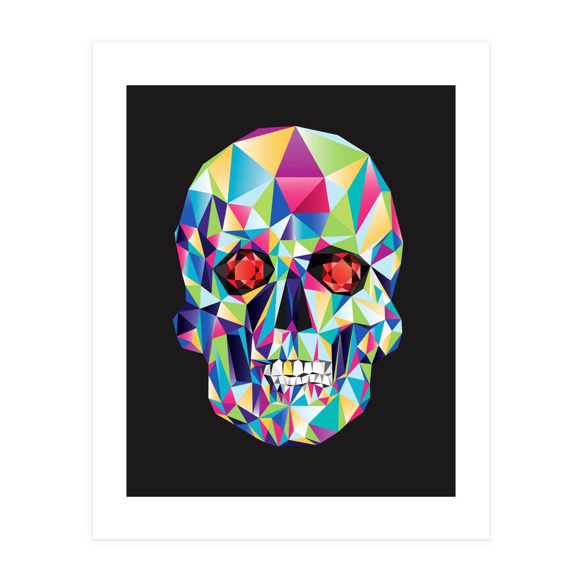 Geometric Candy Skull (Print Only)