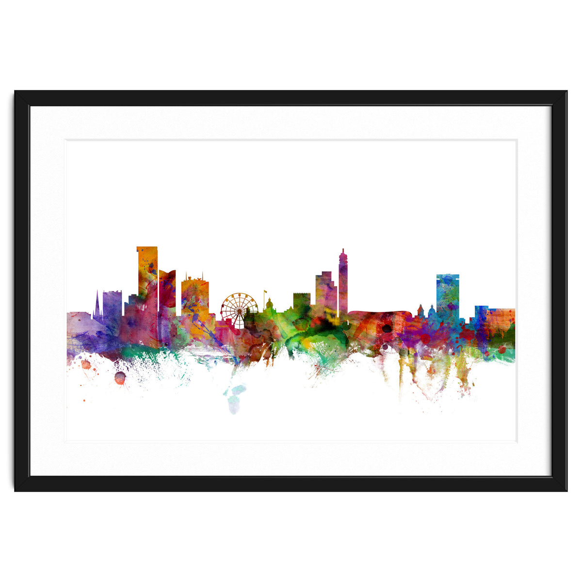 Birmingham England Skyline