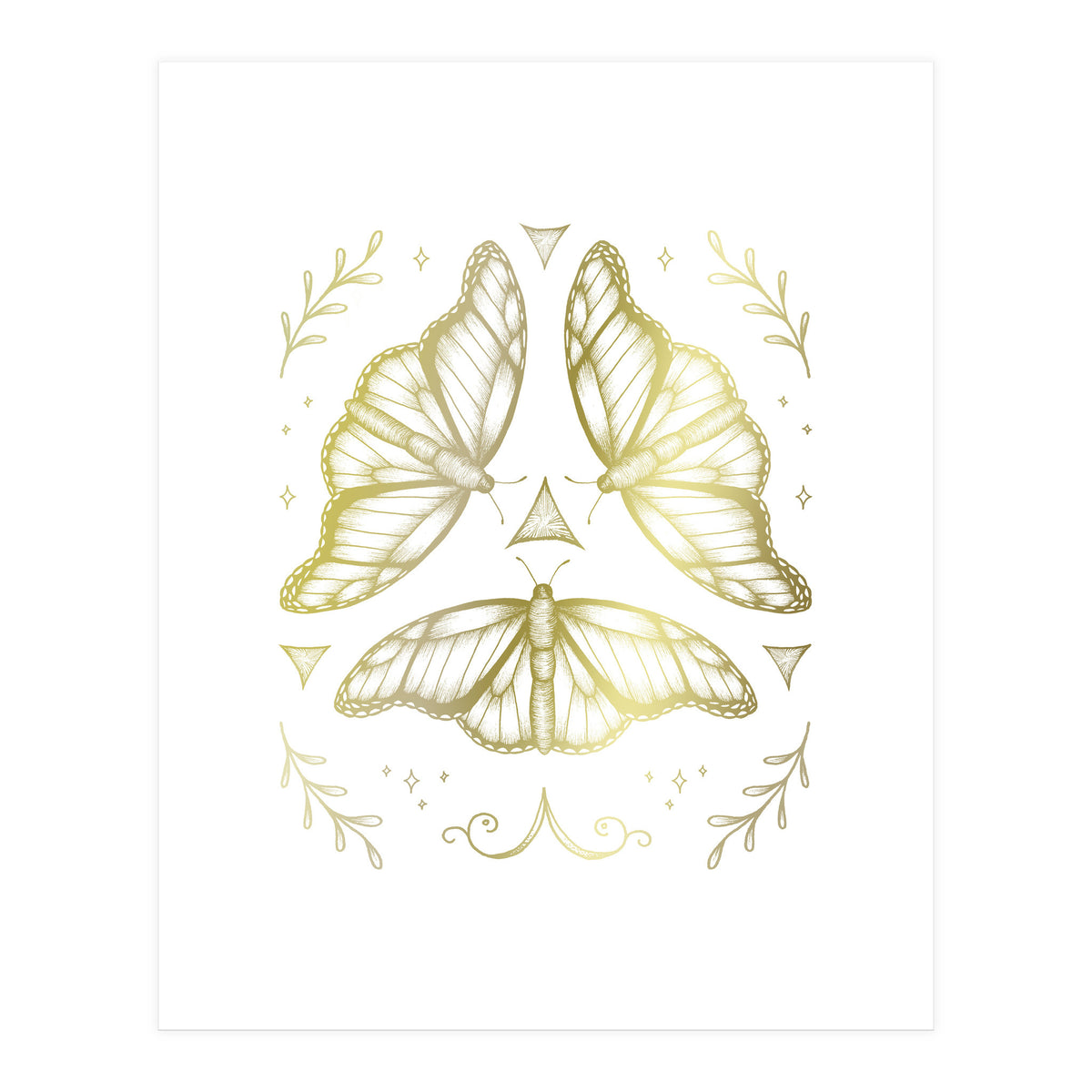 Fairy Dance - Gold (Print Only)