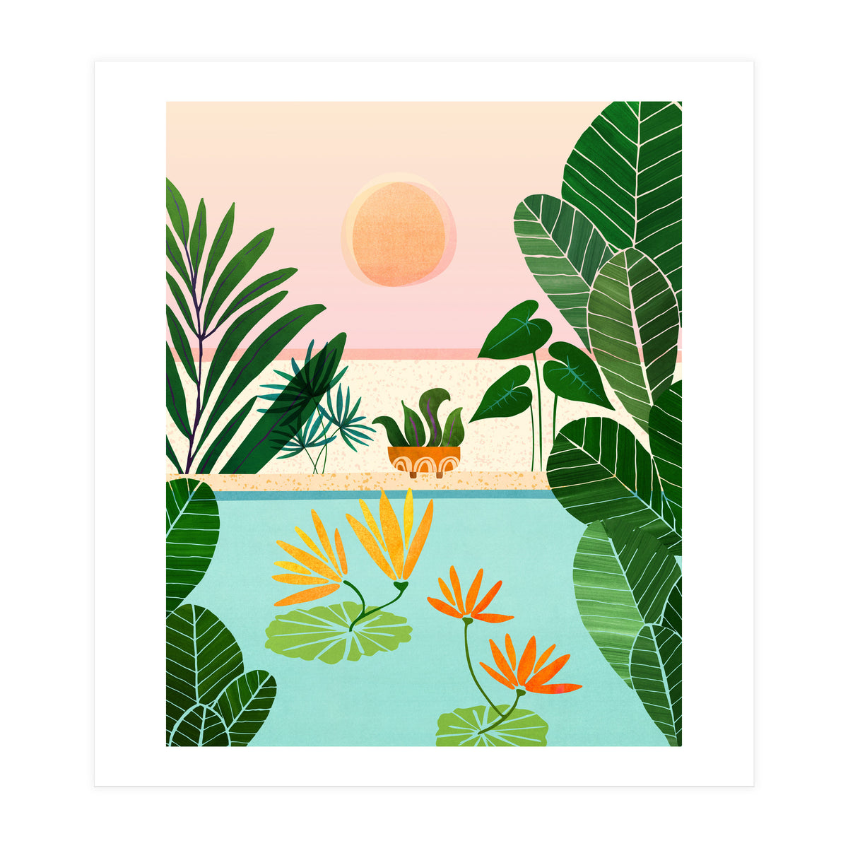 Shangri La Sunrise (Print Only)