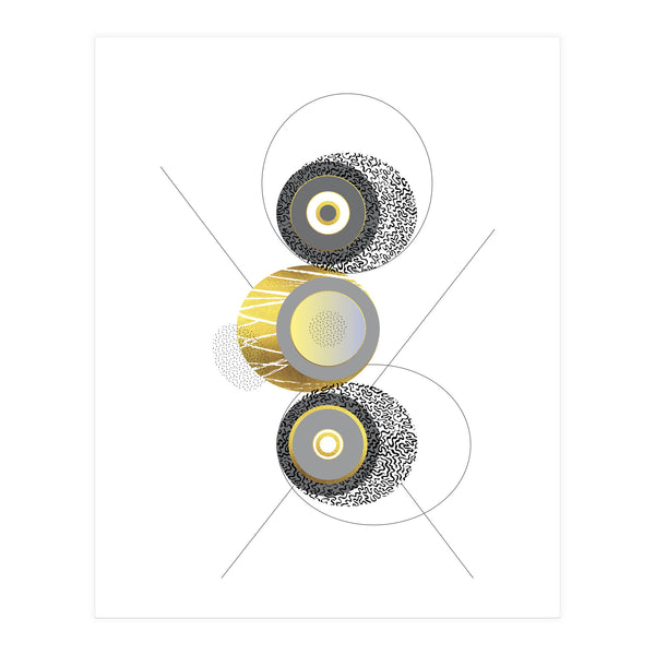 Posh Design No. 3 | gold (Print Only)
