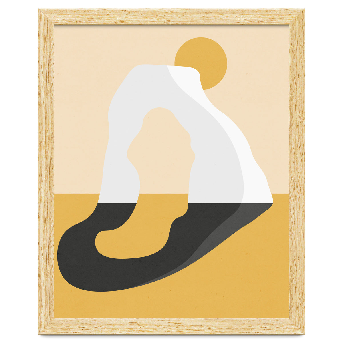 Abstract Arch - Golden Desert