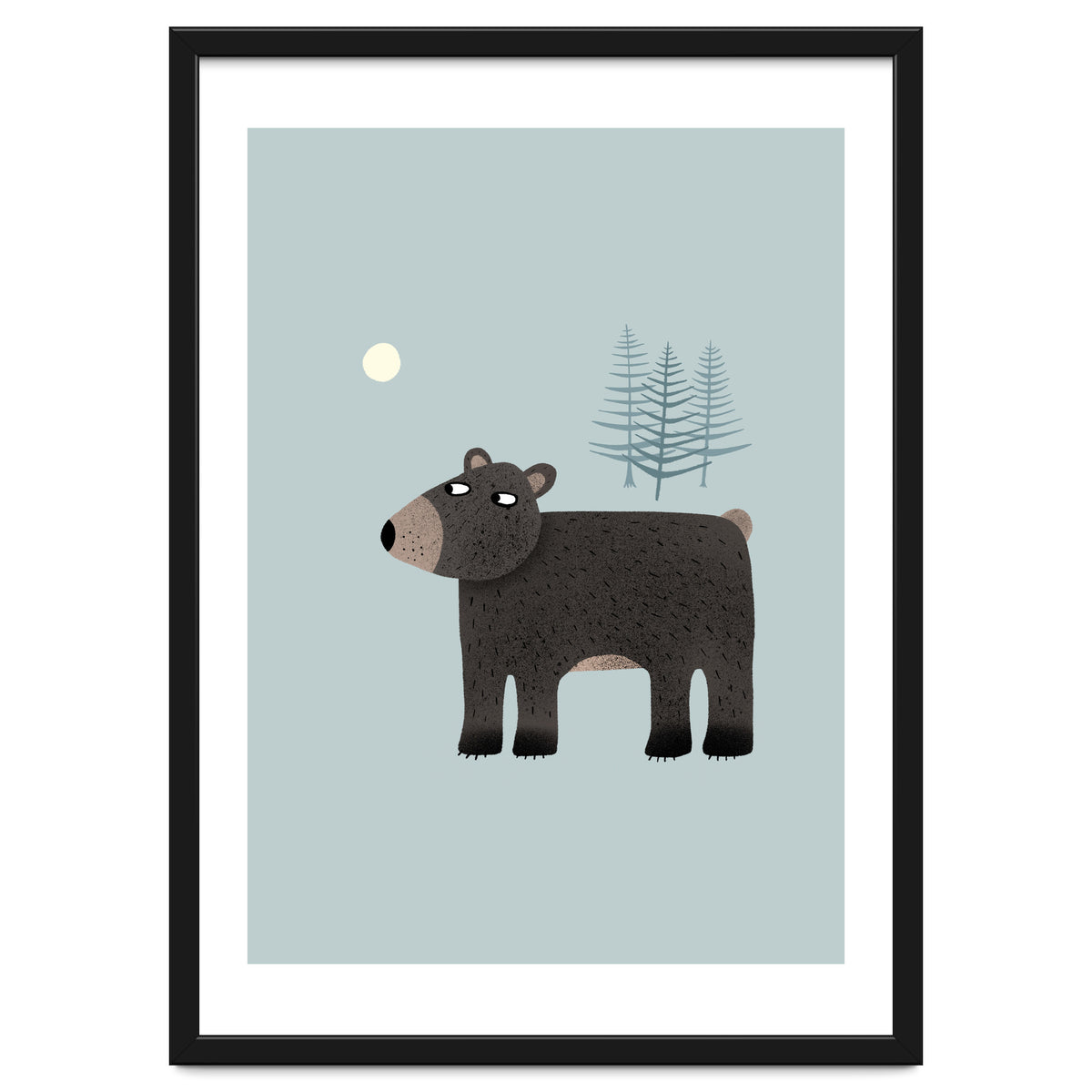 The Bear, the Trees and the Moon
