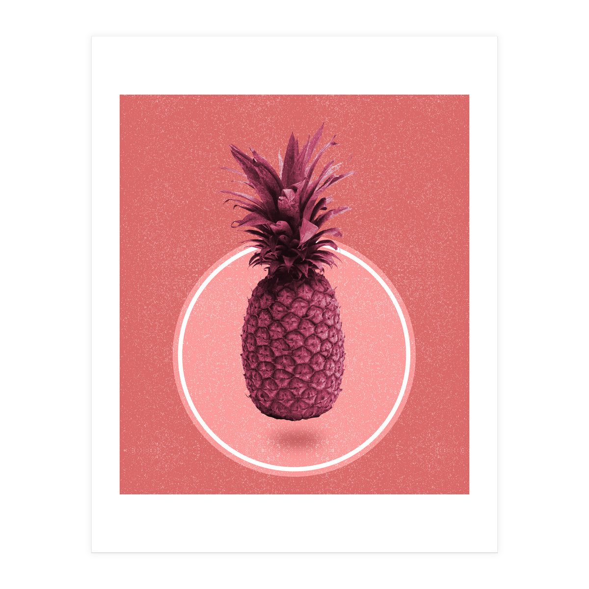 Purple Floating Pineapple  (Print Only)