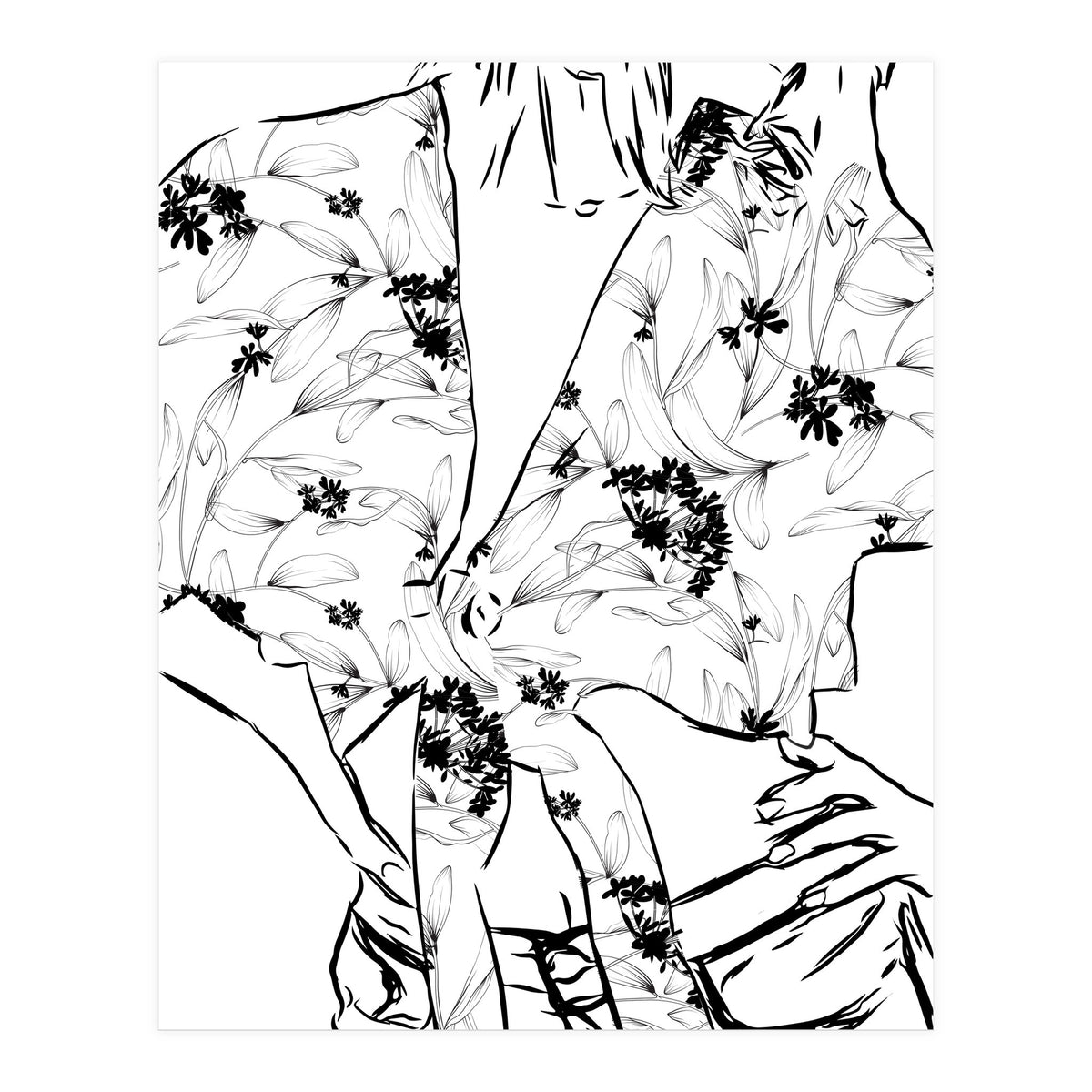 Fashionista || #illustration #fashion (Print Only)