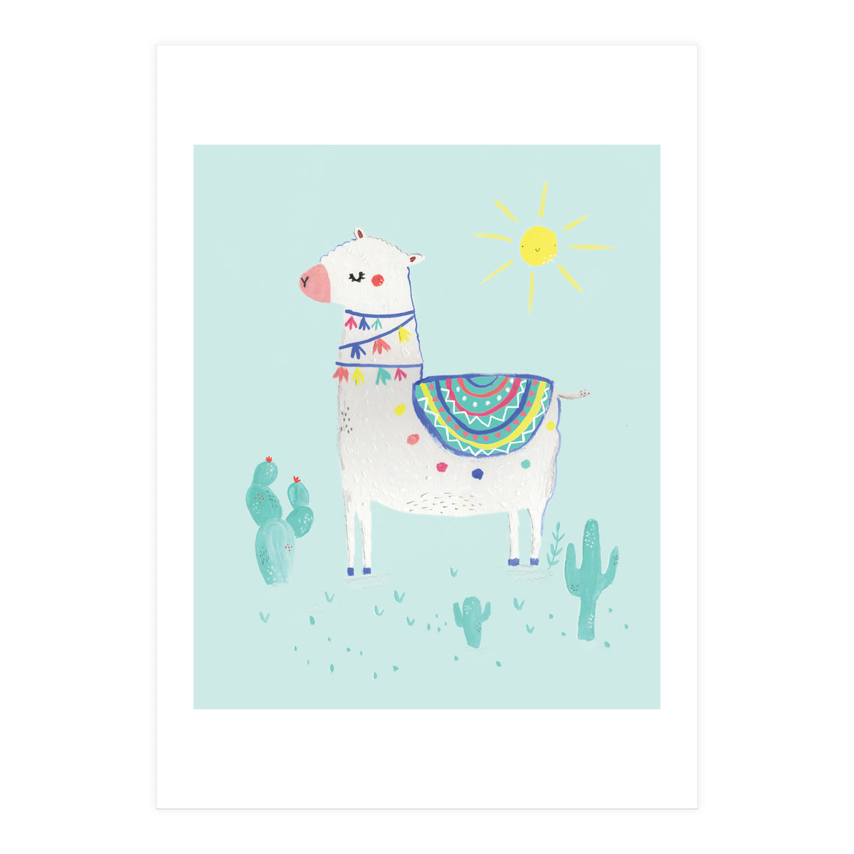 Sunshine Llama (Print Only)