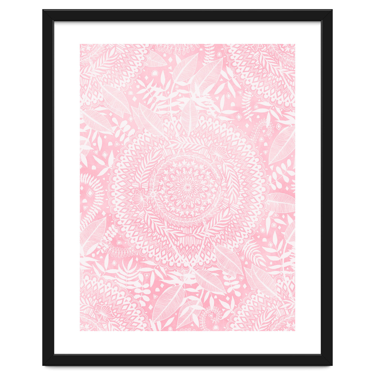 Medallion Pattern in Blush Pink