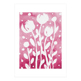 Abstract Flowers Pink (Print Only) thumbnail