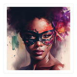 Watercolor Carnival Woman #3 (Print Only) thumbnail