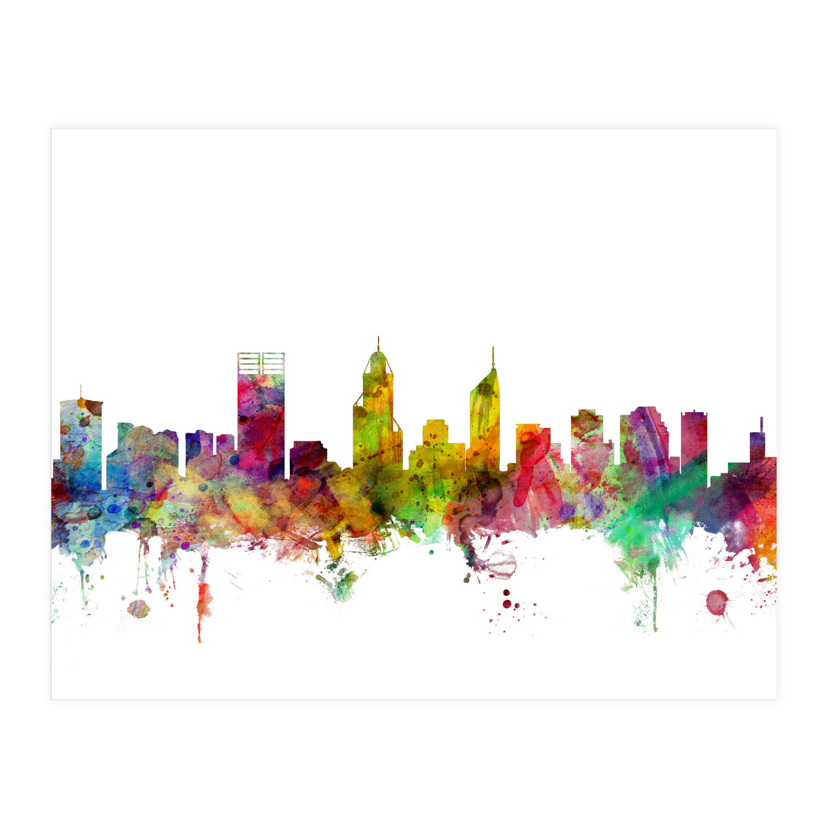 Perth Australia Skyline (Print Only)