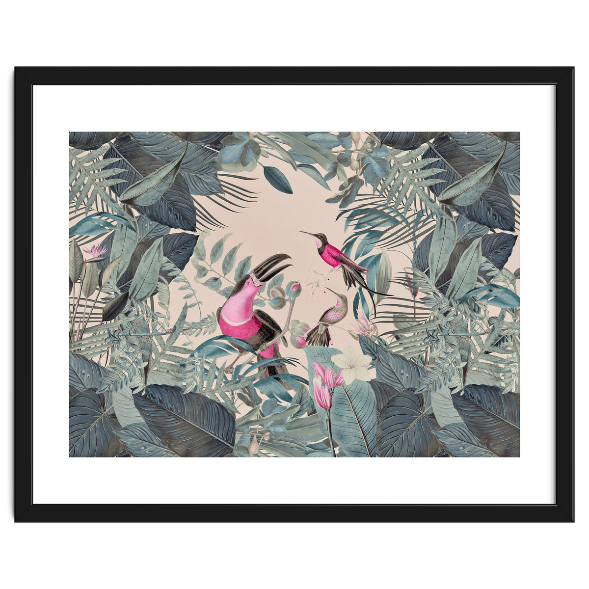 Green Jungle Toucans Color Look