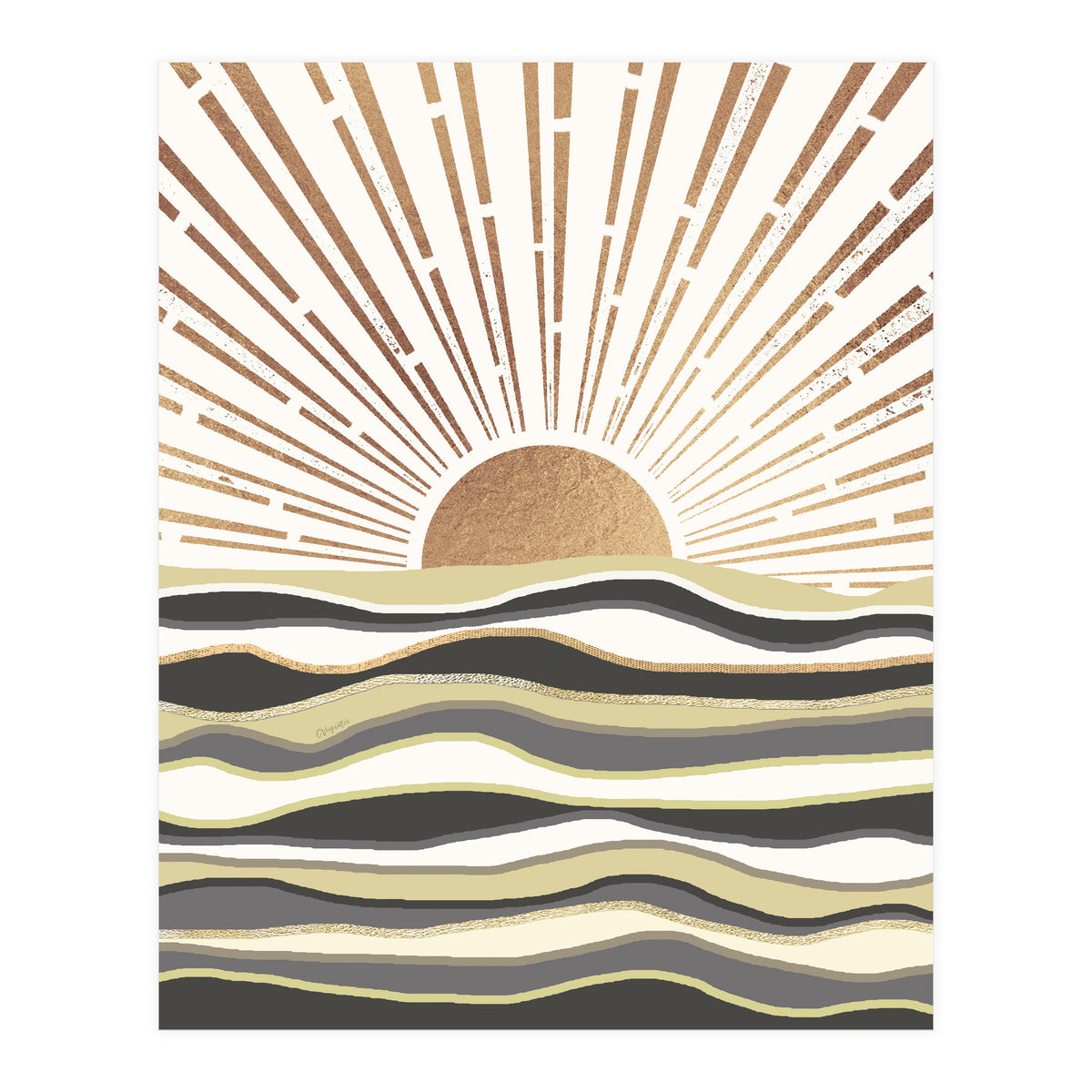 Sun Breeze-Vanilla shade (Print Only)