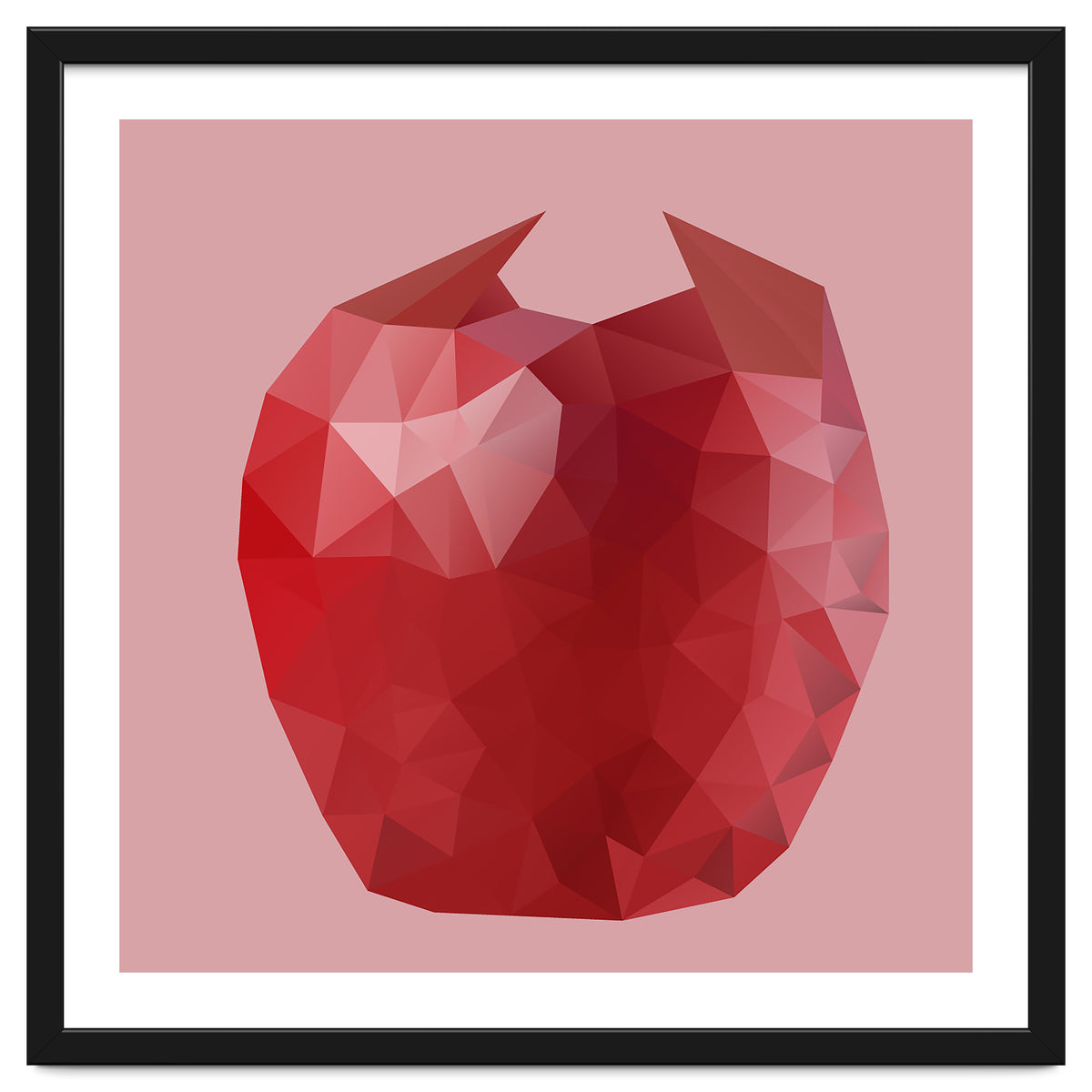 Apple Low Poly Art