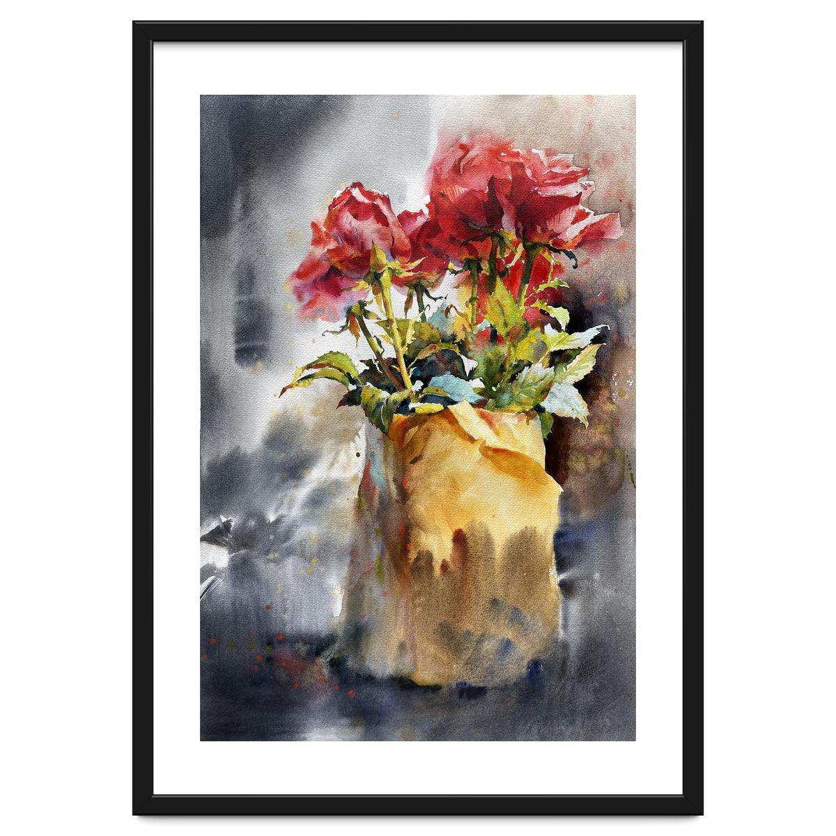 Bouquet of red roses