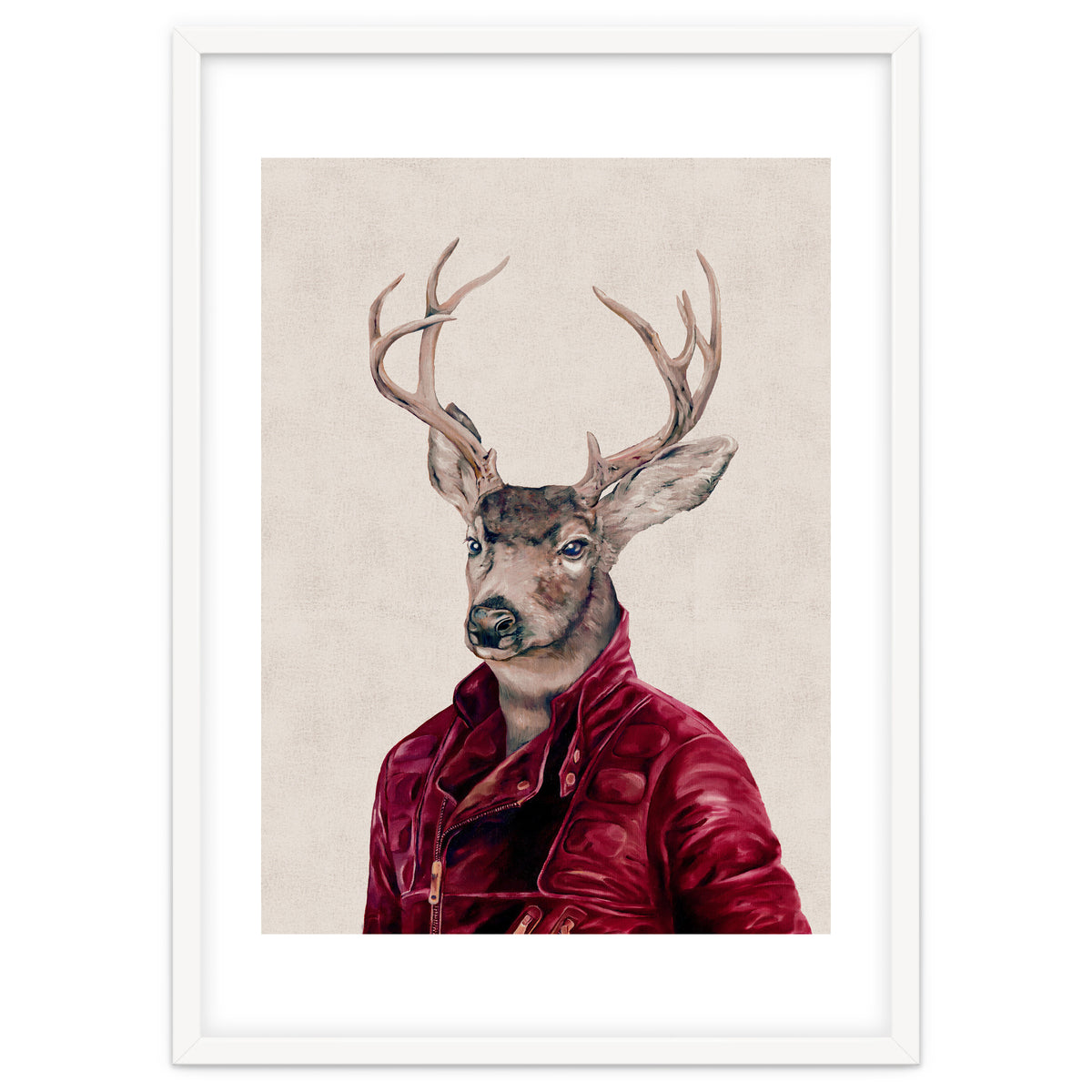 Deer In Leather