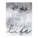 Idyllic palm trees | enjoy life (Print Only) thumbnail