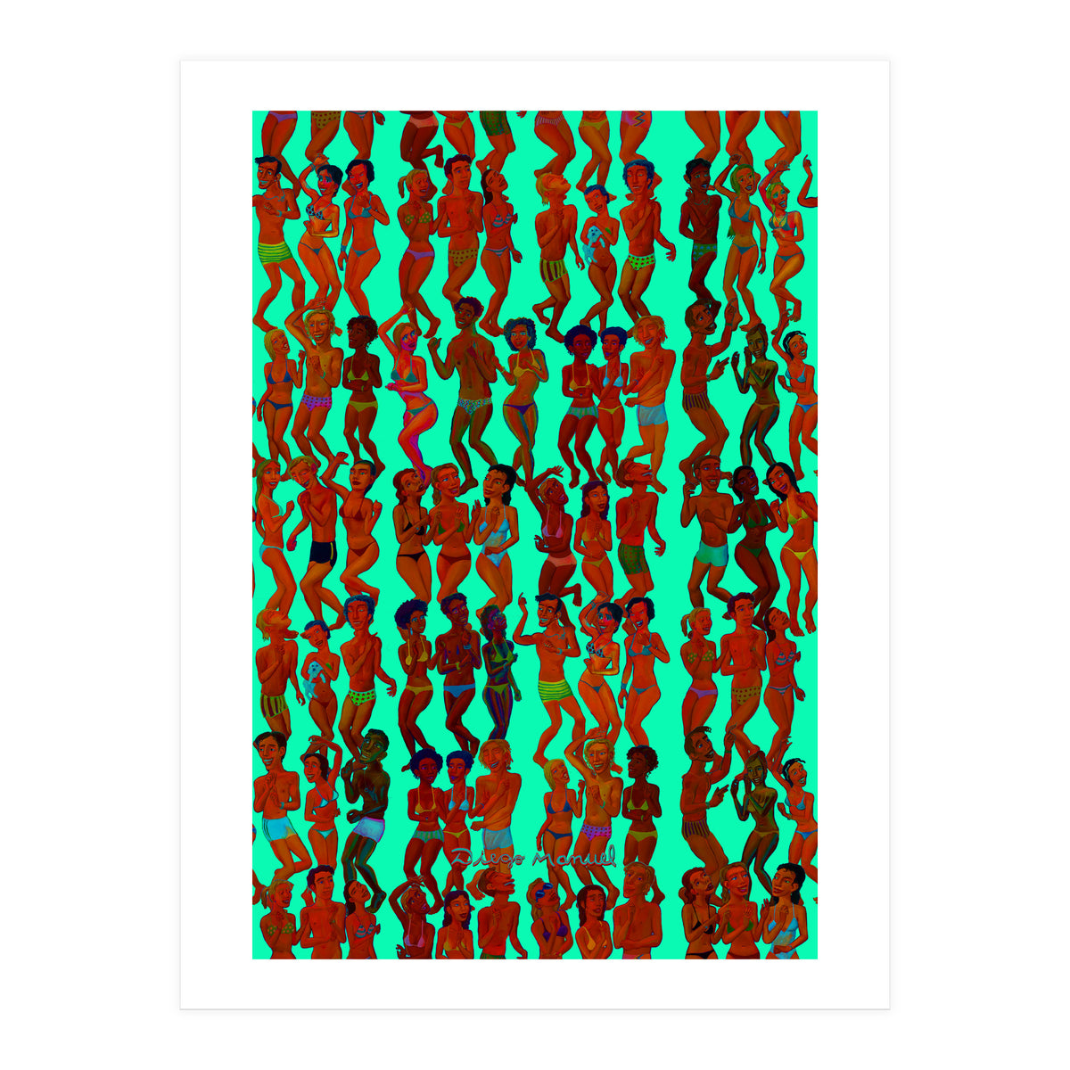 Fiesta En La Playa 9 (Print Only)