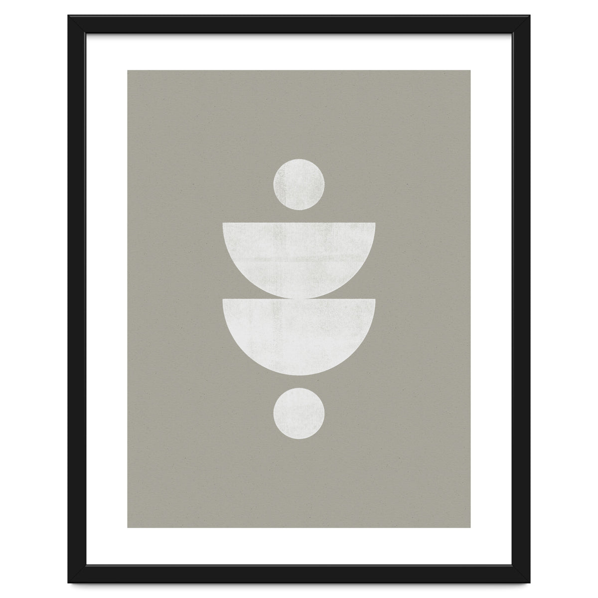 Mid-Century Modern No.23 - Woodblock Print