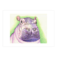 Purple Hippo (Print Only)