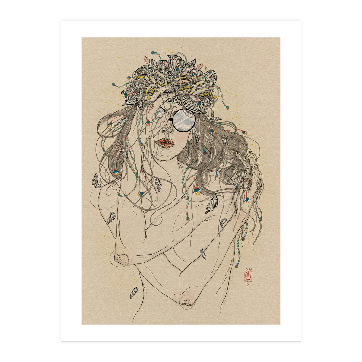 Let's watch the clouds together soon (Print Only)