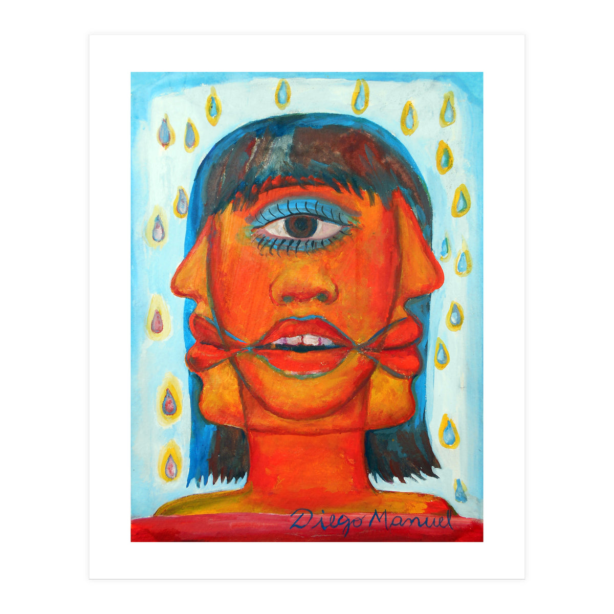 Cabeza De Mujer 4 Nueva (Print Only)