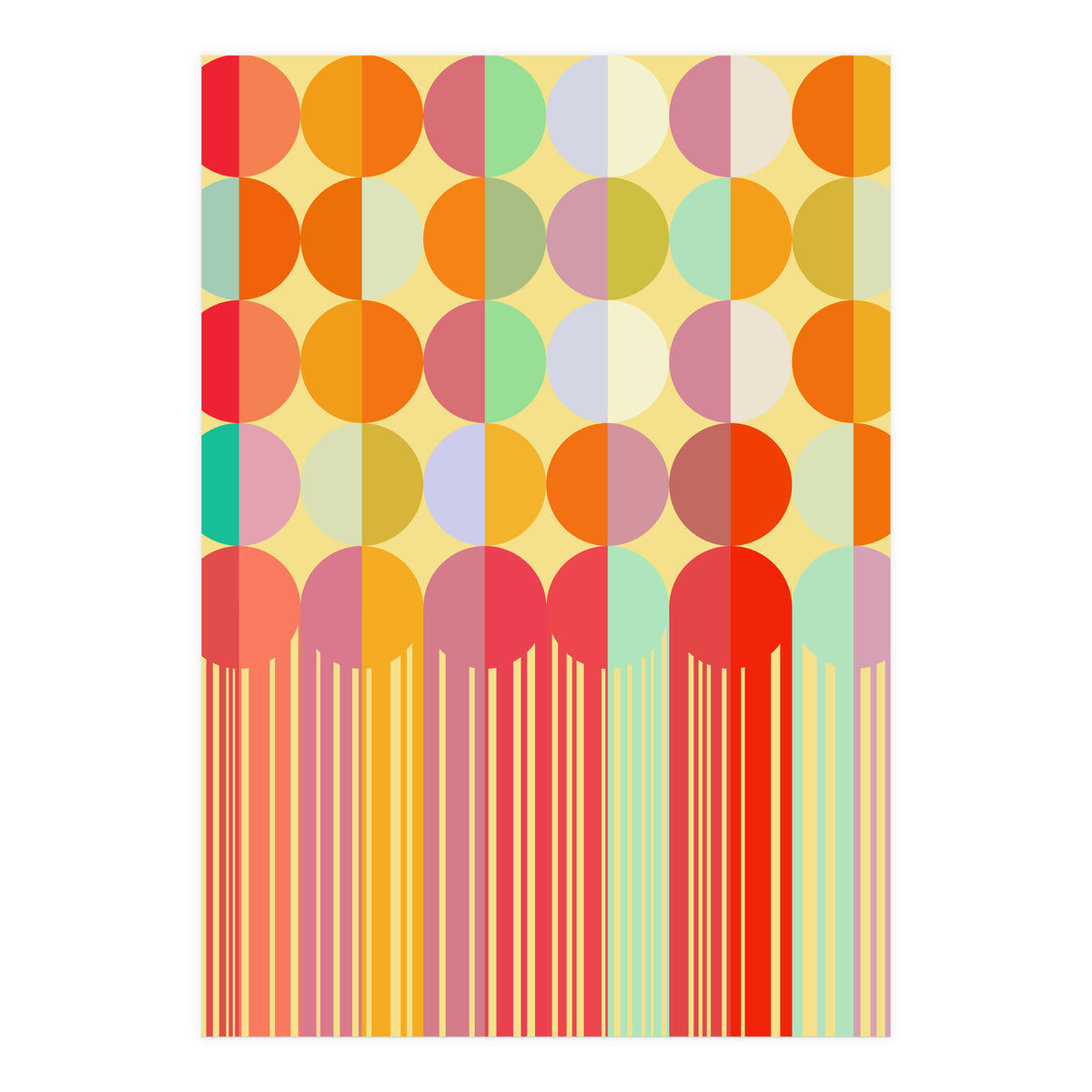 Pattern with circles I (Print Only)