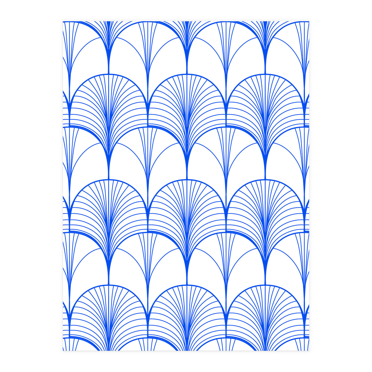 Art Deco Blue (Print Only)