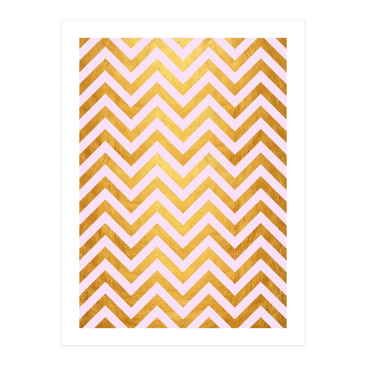 Chevron Golden IV (Print Only)