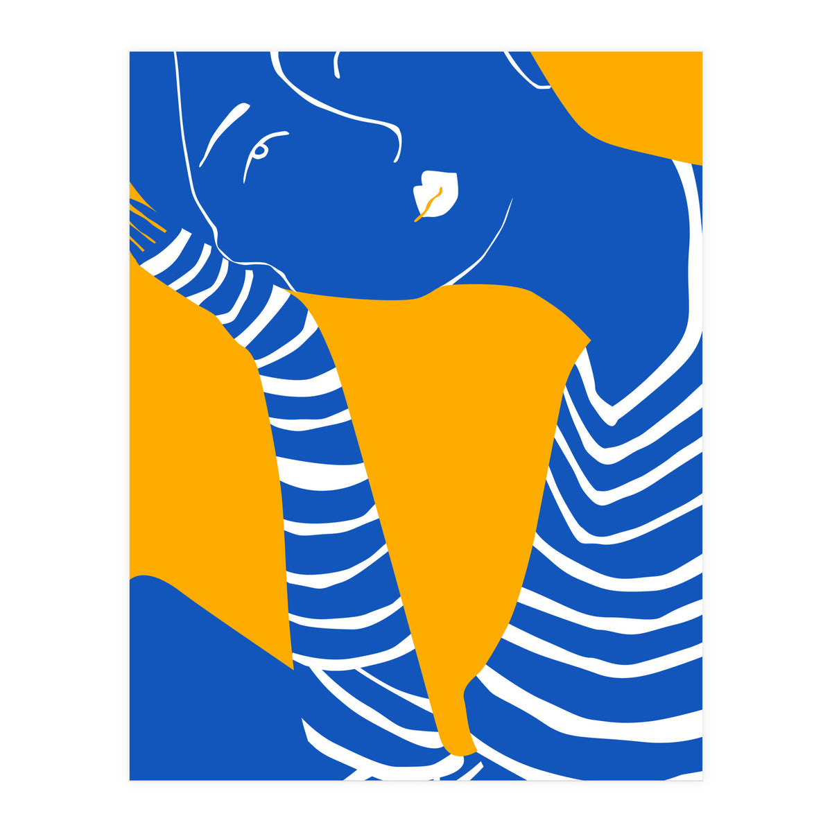 I'm Thinking Blue (Print Only)