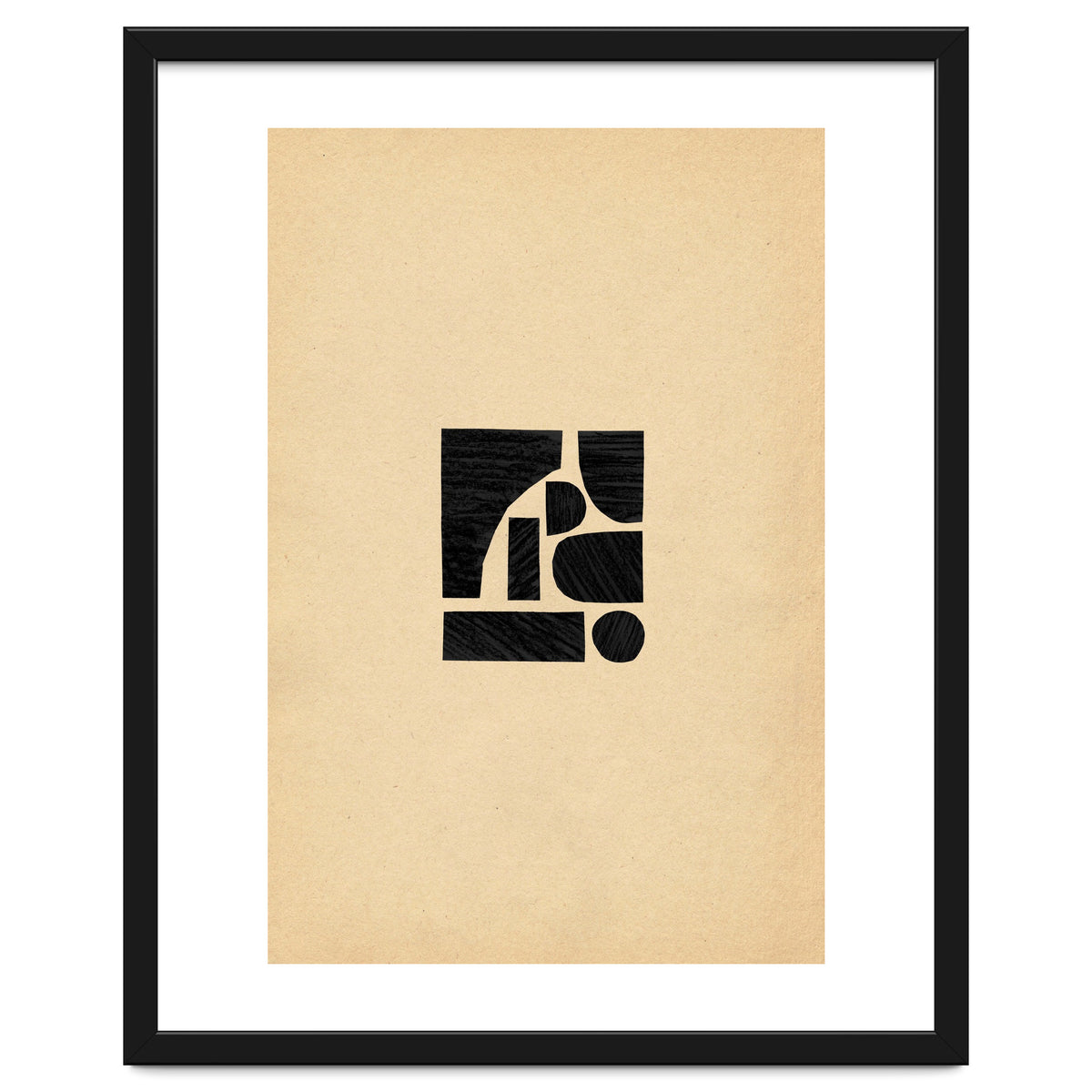 Minimalist black shapes