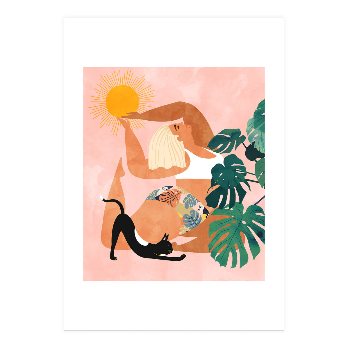 Tropical Yoga (Print Only)