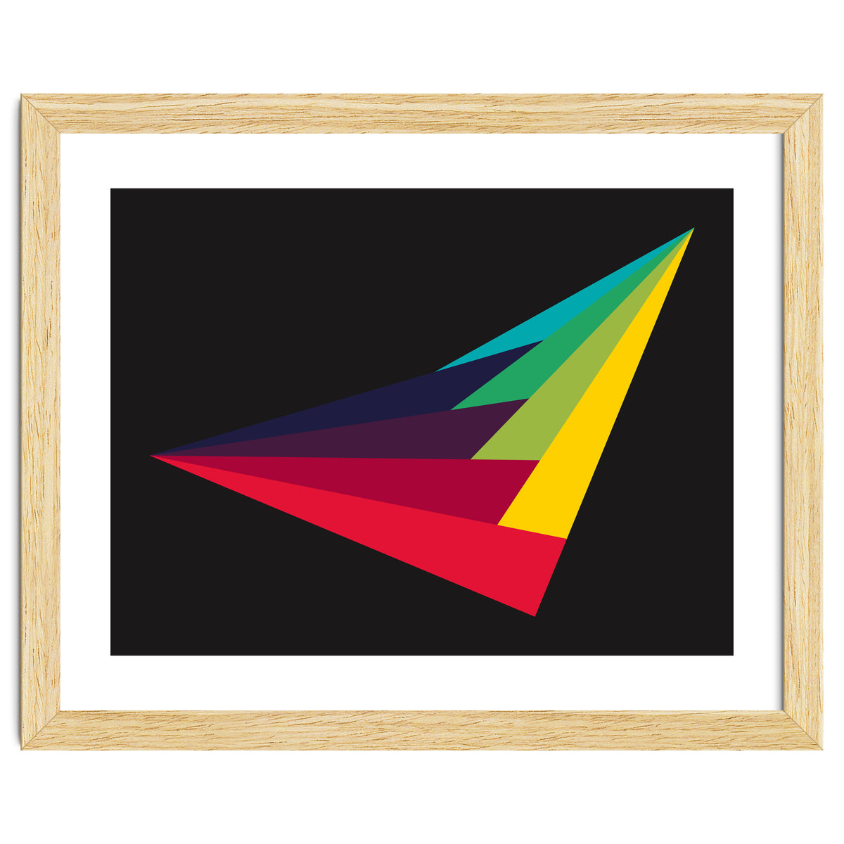 Geometric Shapes No. 40 - rainbow