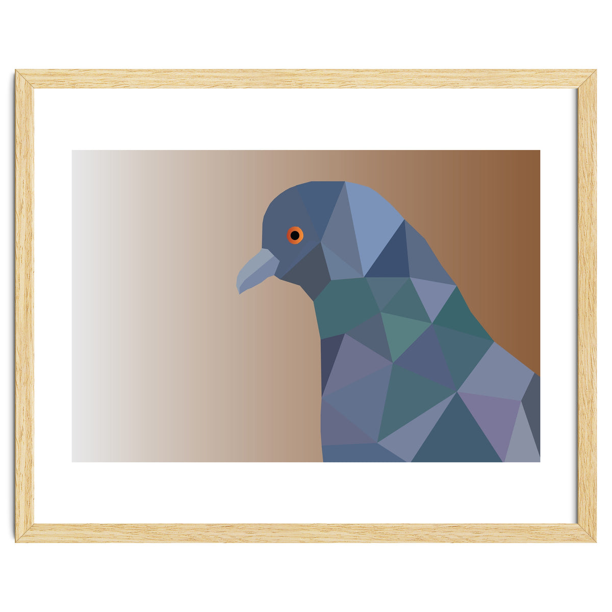 Pigeon Low Poly Art