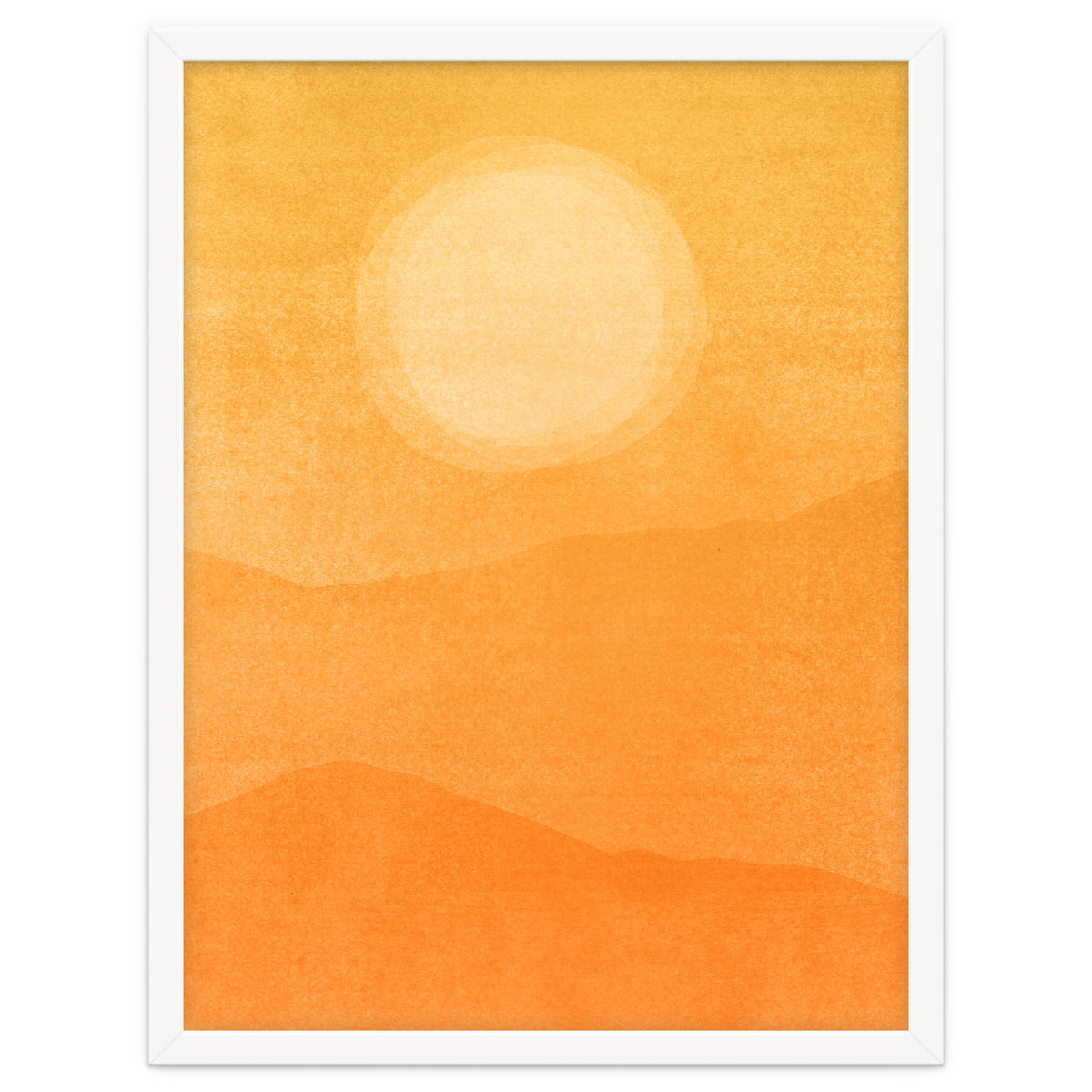 Golden Afternoon Abstract