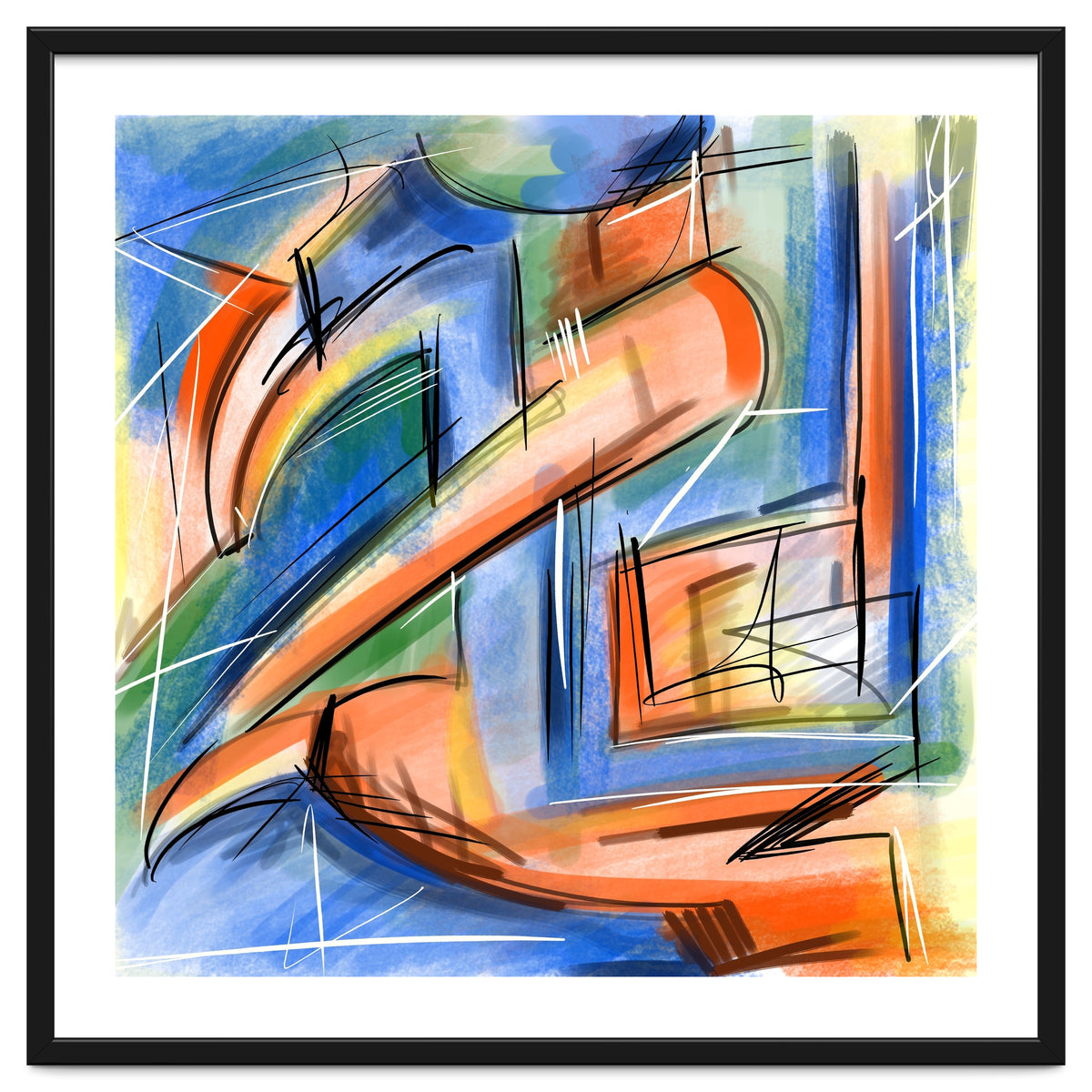 Emersions in blue and orange