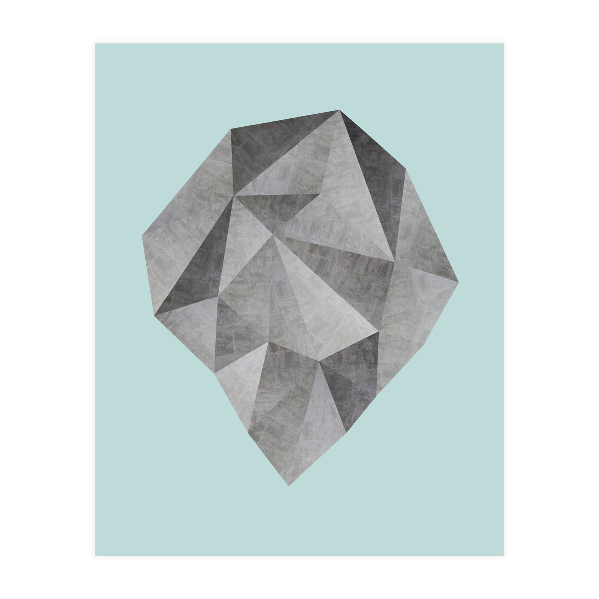Geometric Rock I (Print Only)