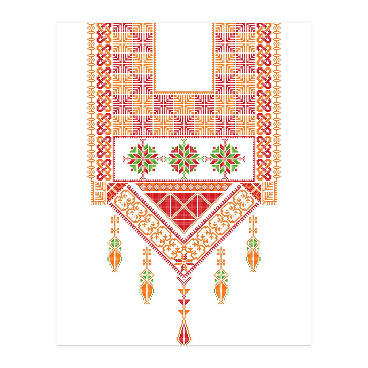 Tatreez Ornament 2 (Print Only)