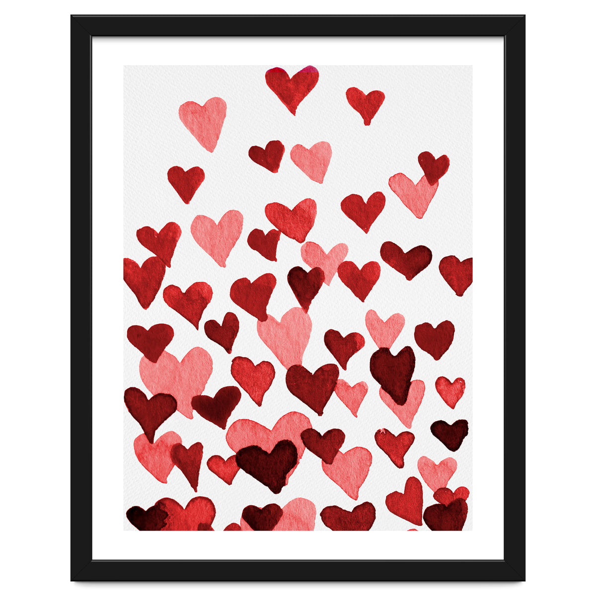 Watercolor Heart Burst