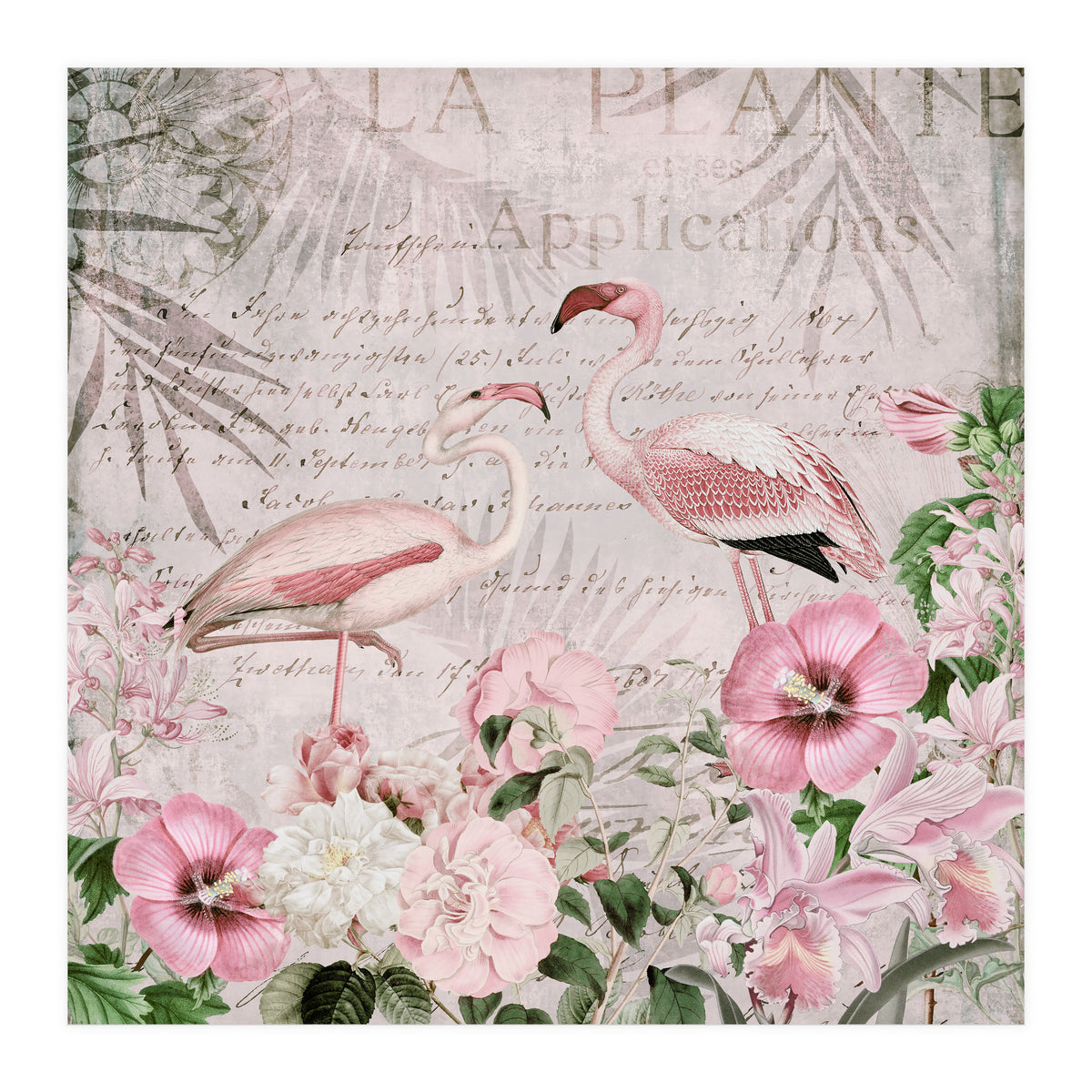 Flamingo Paradise 2 (Print Only)