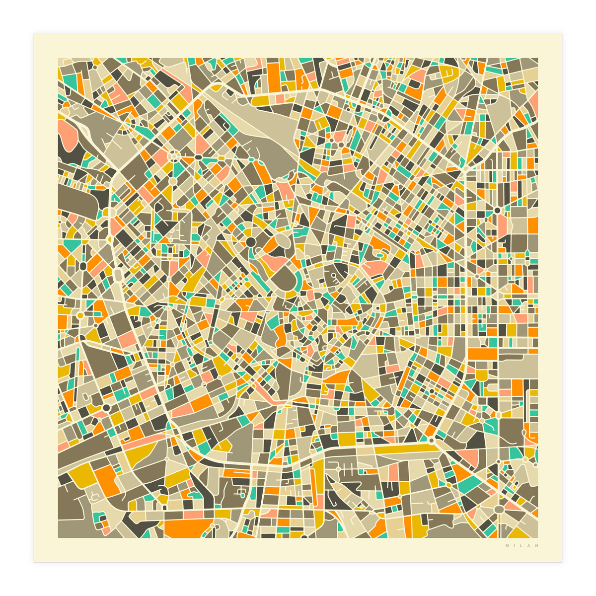 MILAN MAP (Print Only)