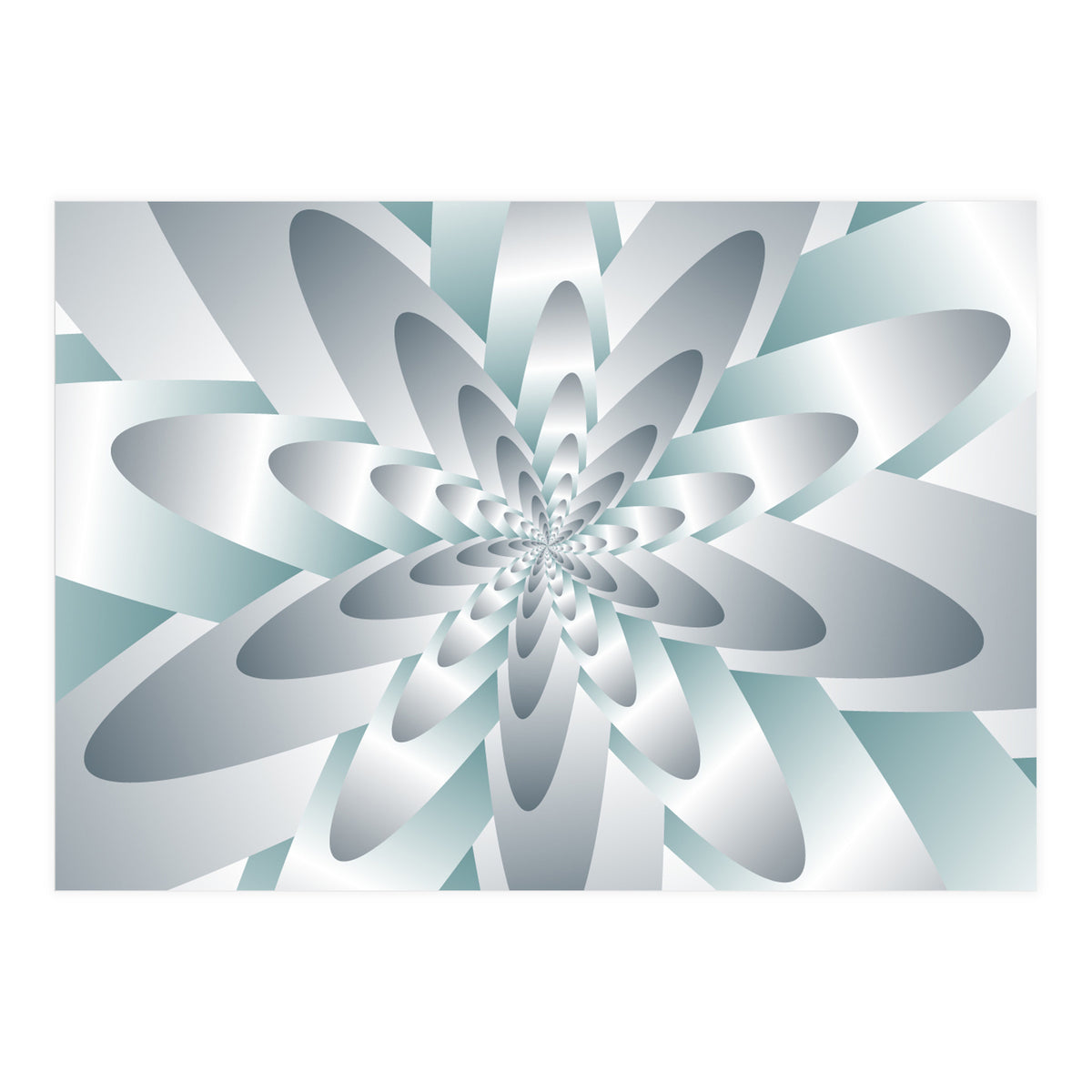Swirl Flower Pattern  (Print Only)