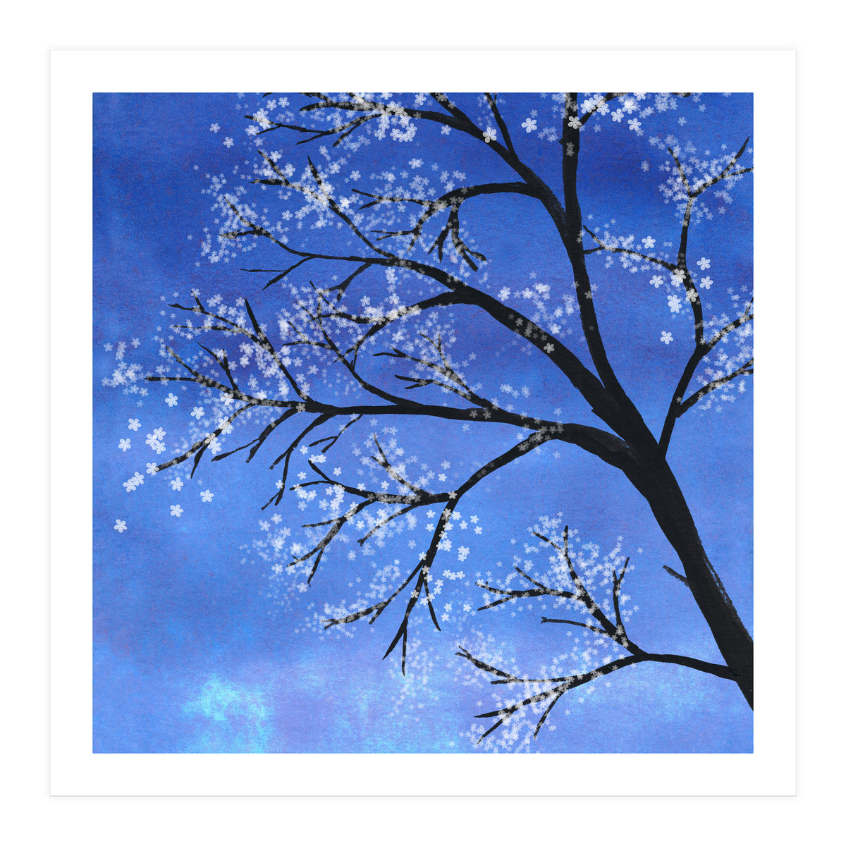 Tree in bloom  (Print Only)