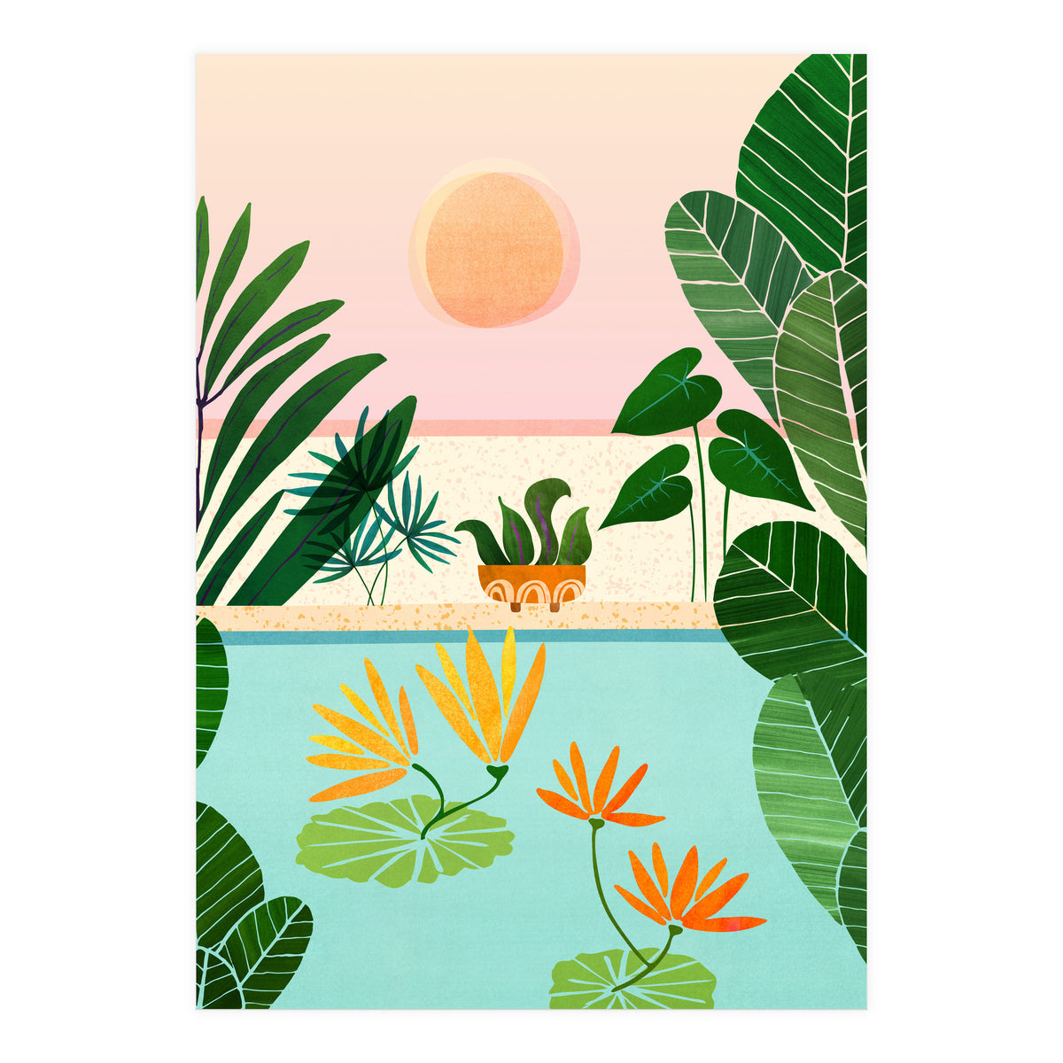 Shangri La Sunrise (Print Only)