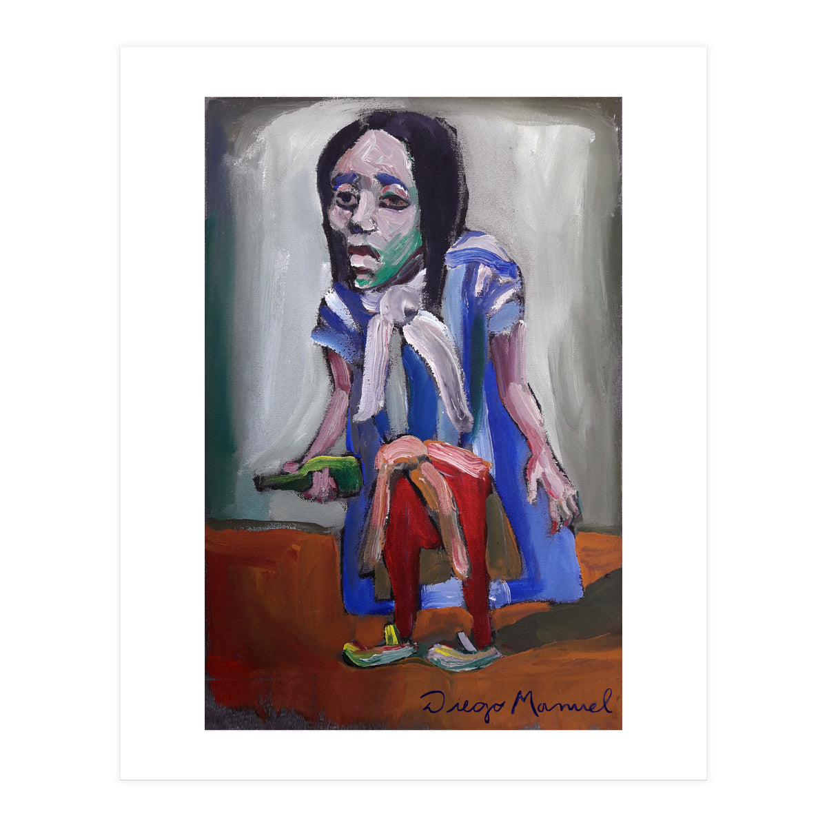 The fan, people from the neighborhood (Print Only)