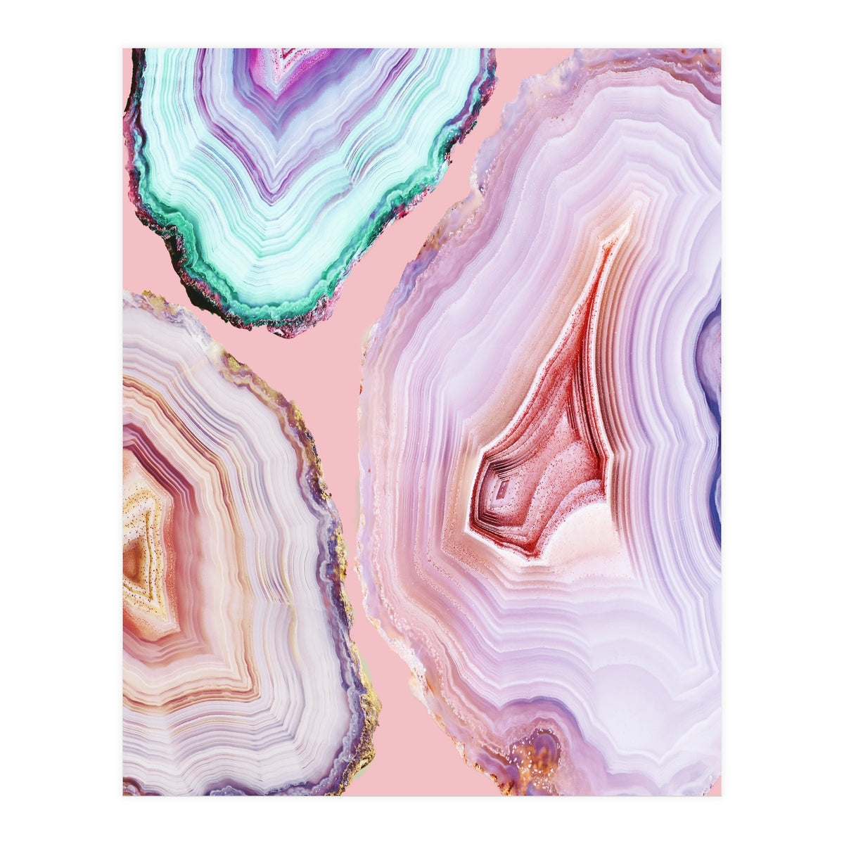 Mineral Agates #Glam collection (Print Only)